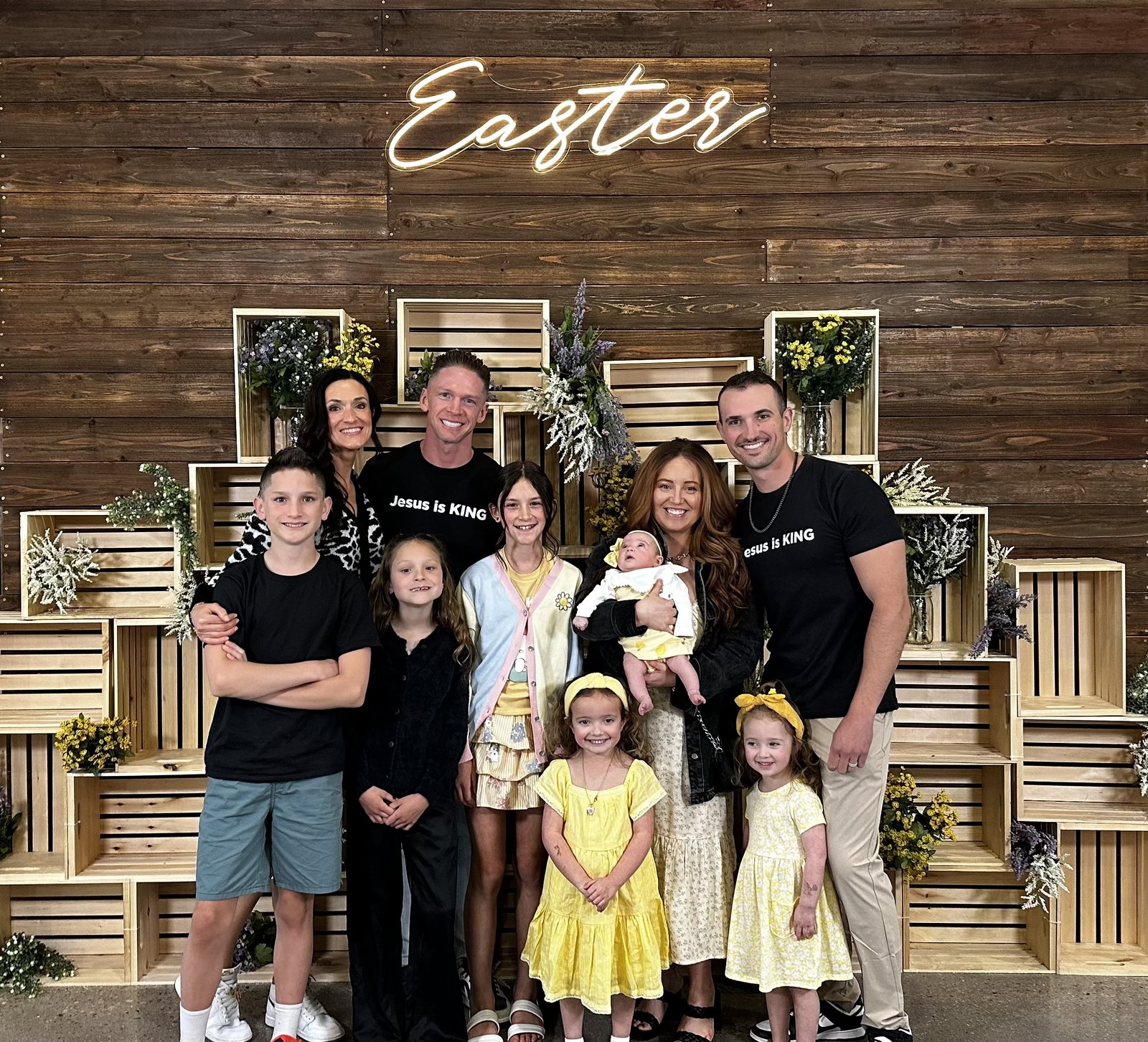 The board with their families